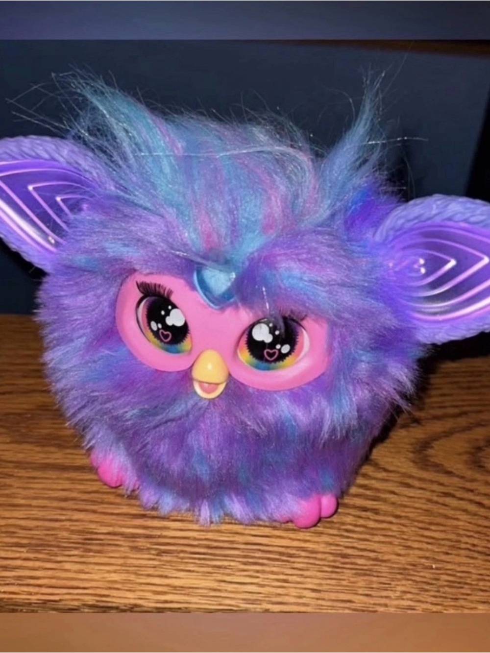Furby Purple Plush Tie Dye Interactive Toy Working & Talking F6743UUO